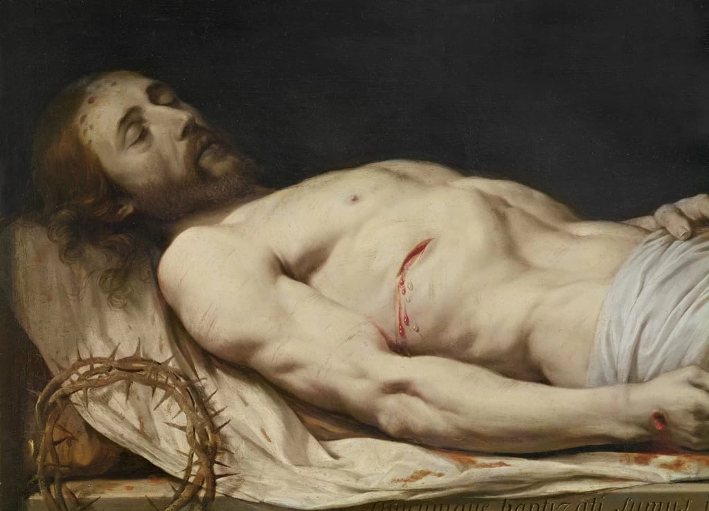 Il Cristo morto - Musée du Louvre, Paris, dettaglio
